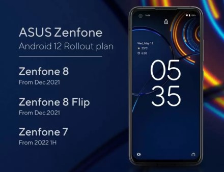 „Android 12“ atkeliaus ir į „Asus“ telefonus