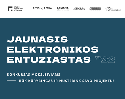 Konkursas „Jaunasis elektronikos entuziastas“