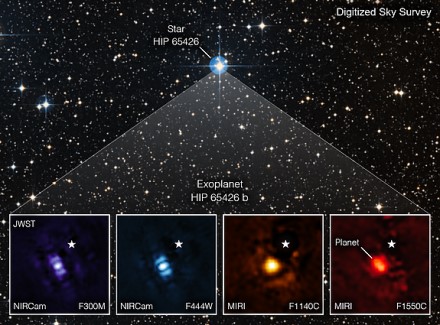 Egzoplanetos HIP 65426 b nuotrauka / NASA nuotr.