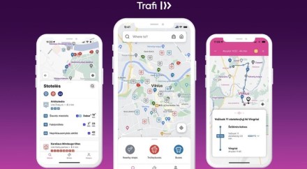 Atsinaujino „Trafi“ programėlė