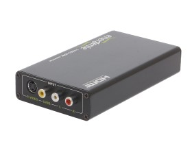 Aktyvus kompozitinio signalo keitiklis su analoginiu garsu į HDMI standartą