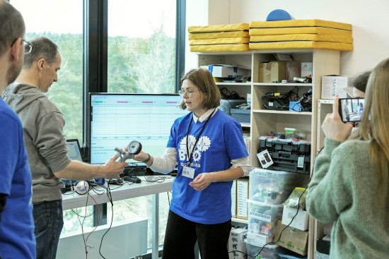 Biomechanikos inžinerijos katedros mokslininkai. „Vilnius Tech“ nuotr.