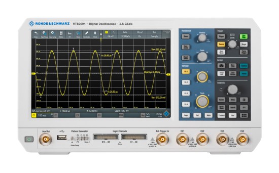 Mišrių signalų osciloskopas: RTB2K-COM4