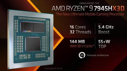 AMD pranešė apie 16 branduolių mobilų procesorių su „3D V-Cache“