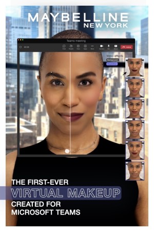 Pirmasis virtualus makiažas – „Microsoft Teams“ naujovė kasdienai palengvinti