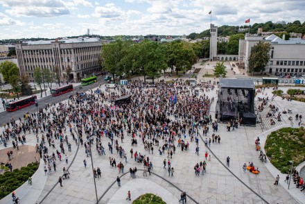 Praėjusių metų rugsėjo 1 akimirkos. VDU nuotr.