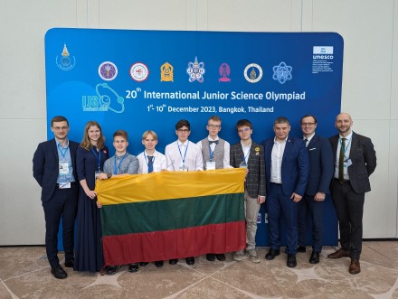 Tarptautinėje jaunių gamtos mokslų olimpiadoje Lietuvos delegacija pelnė 2 sidabro ir 4 bronzos medalius