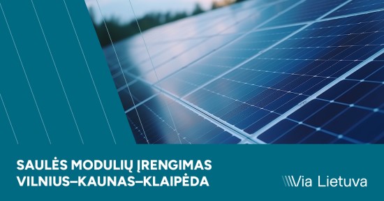 Kelio apšvietimo sprendimams naudos žaliąją energiją