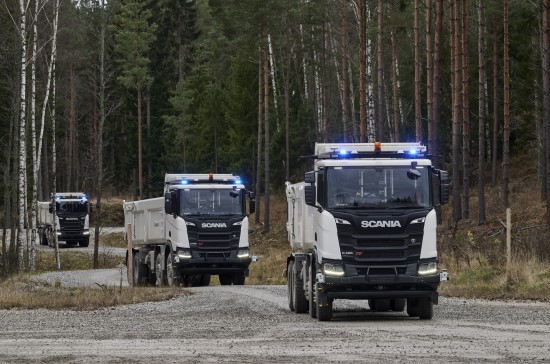 Autonomiški „Scania“ savivarčiai (gamintojo nuotr.)